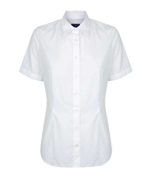 Picture of Ladies Premium Poplin Short Sleeve Shirt (Slim Fit)